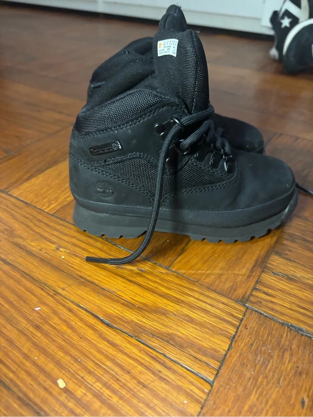 Timberland Men's All-Black Lace-Up Work Boots